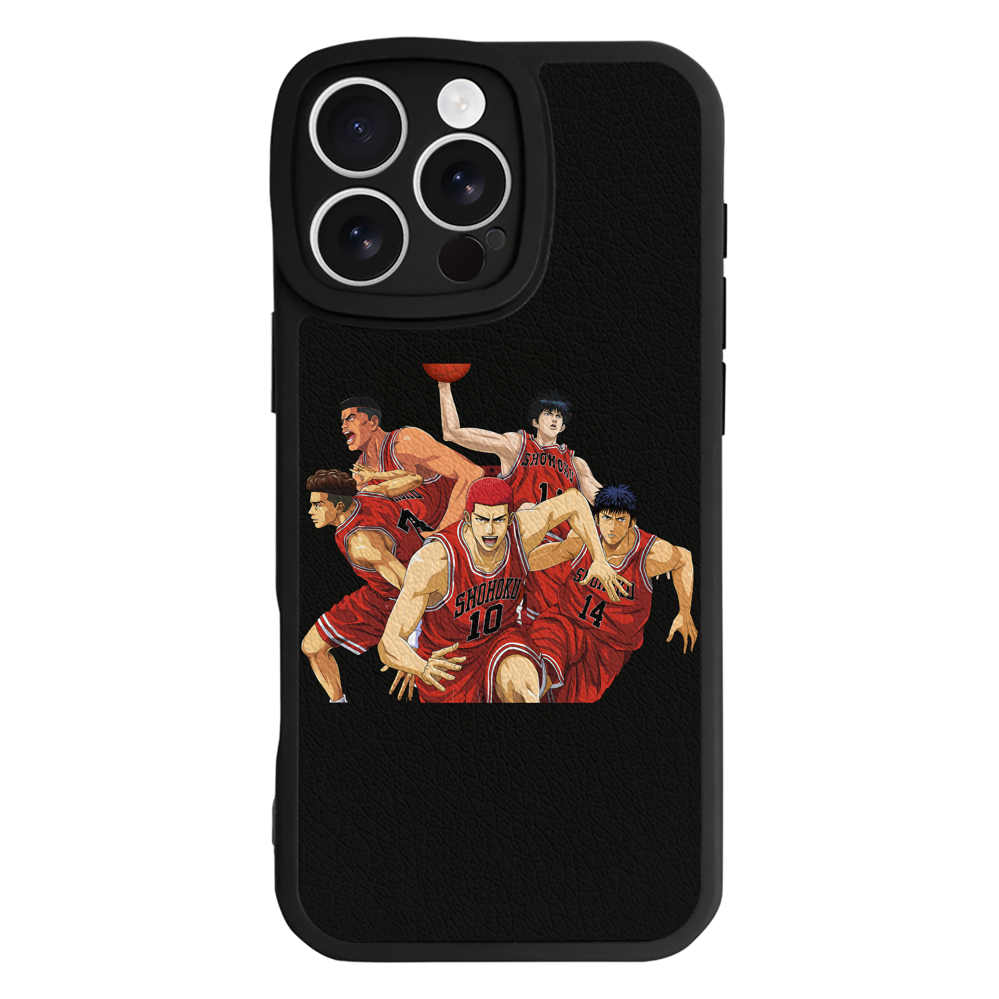 （画像用） SLAM DUNK／スラムダンク 【iPhone 16シリーズ対応】シリコンスマホケース（レザー調） 材質：シリコン